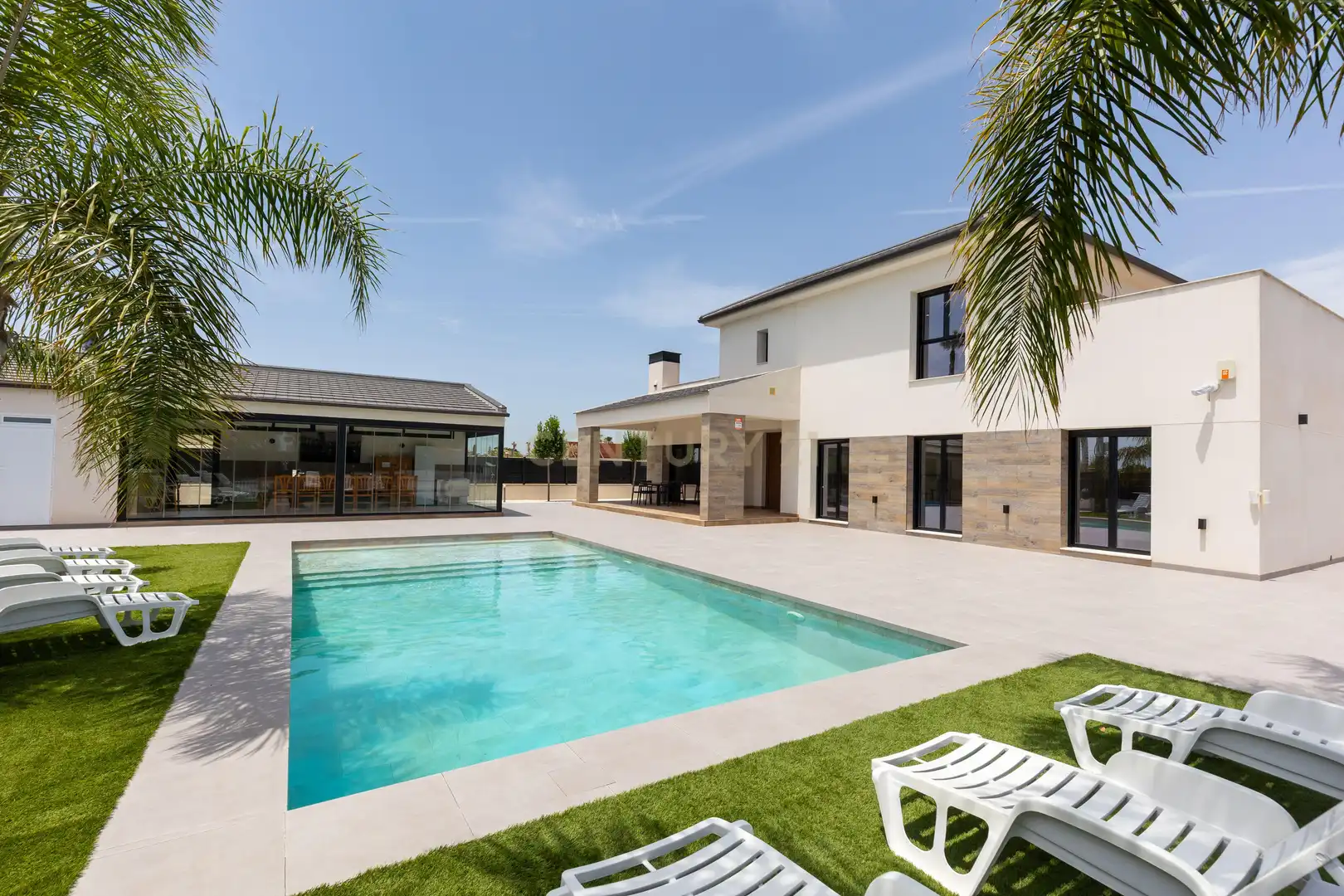 Piscina de Casa o xalet en venda en Catral amb Aire condicionat, Jardí privat i Piscina