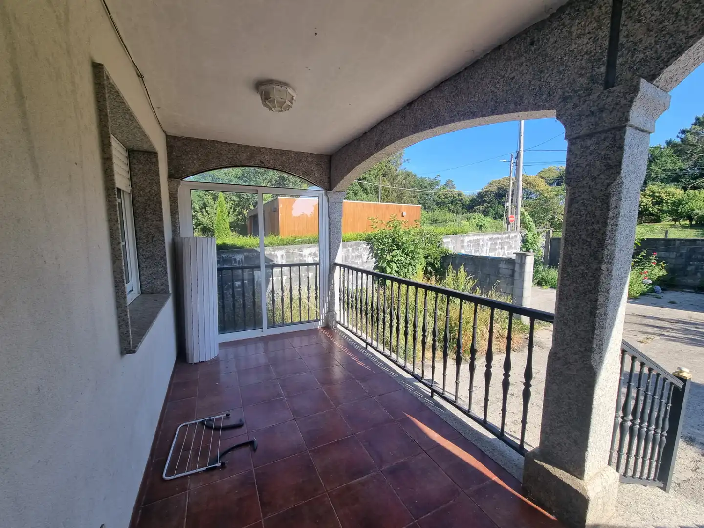 Terraza de Casa o chalet en venta en Ames con Jardín privado
