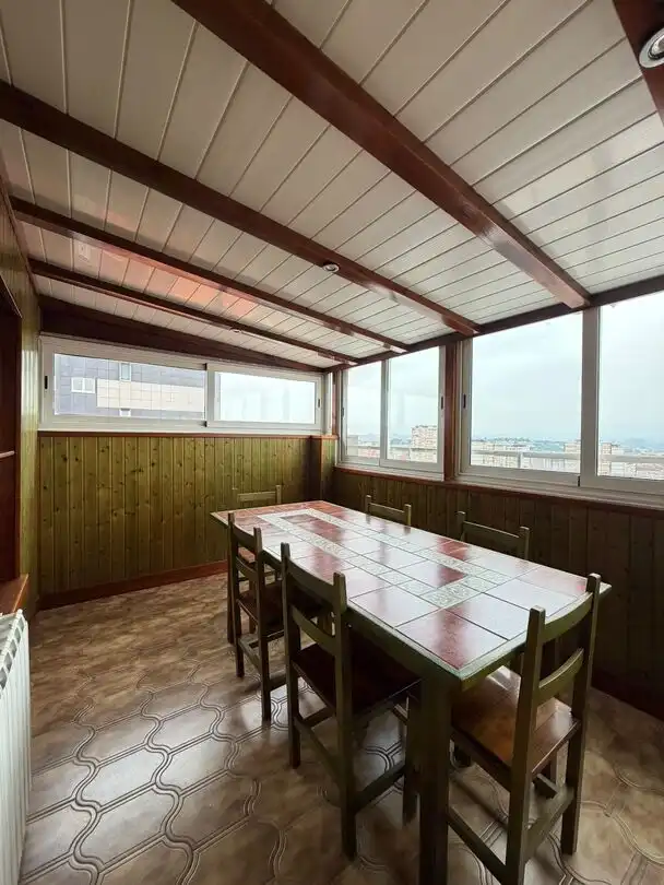 Esszimmer von Wohnung zur Miete in Gijón  mit Heizung und Terrasse
