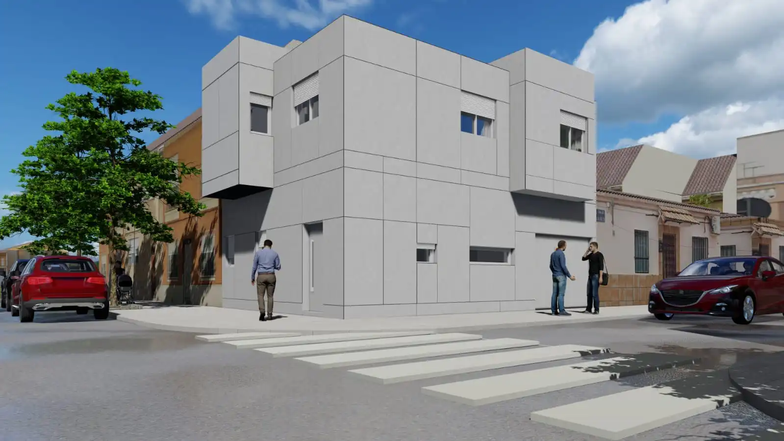 Vista exterior de Casa o chalet en venta en Ciudad Real Capital con Aire acondicionado, Calefacción y Terraza
