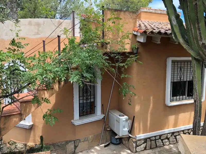 Vista exterior de Casa o chalet en venta en Palma de Gandia con Aire acondicionado, Jardín privado y Terraza