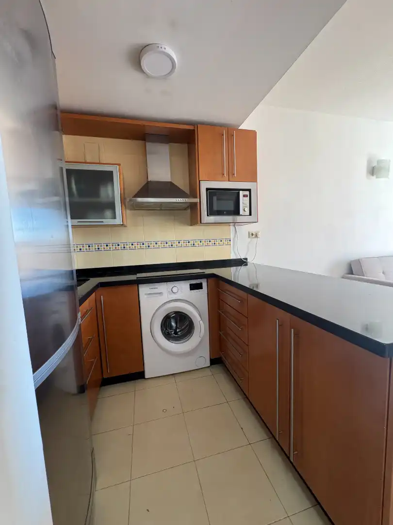 Cocina de Piso de alquiler en Benalmádena con Aire acondicionado, Calefacción y Terraza
