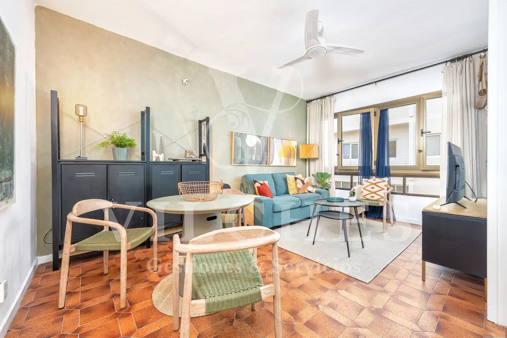 Wohnzimmer von Wohnung zur Miete in Las Palmas de Gran Canaria mit Möbliert