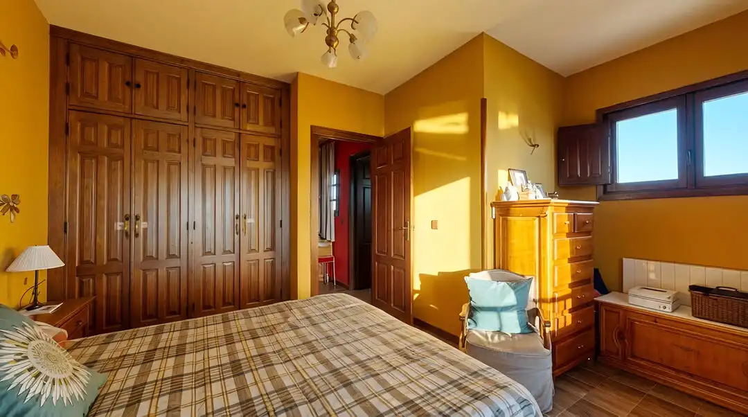 Bedroom of Houses for sale in Campo Real  with Air Conditioner, Heating and Private garden