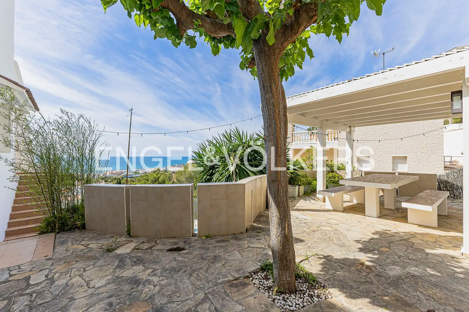 Terraza de Casa o chalet en venta en Sitges con Aire acondicionado, Calefacción y Jardín privado