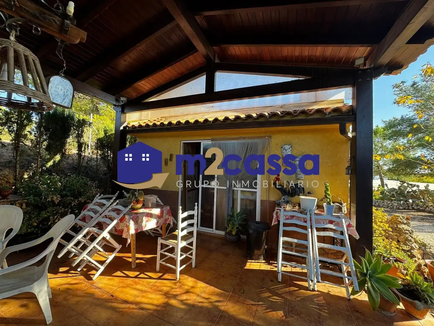 Terrassa de Casa o xalet en venda en Aledo amb Aire condicionat i Jardí privat