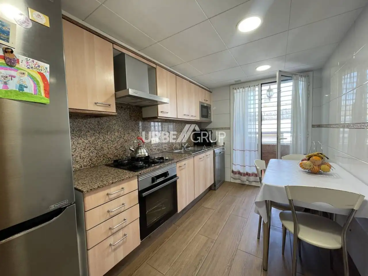 Kitchen of Flat for sale in Sant Andreu de la Barca  with Heating, Terrace and Storage room