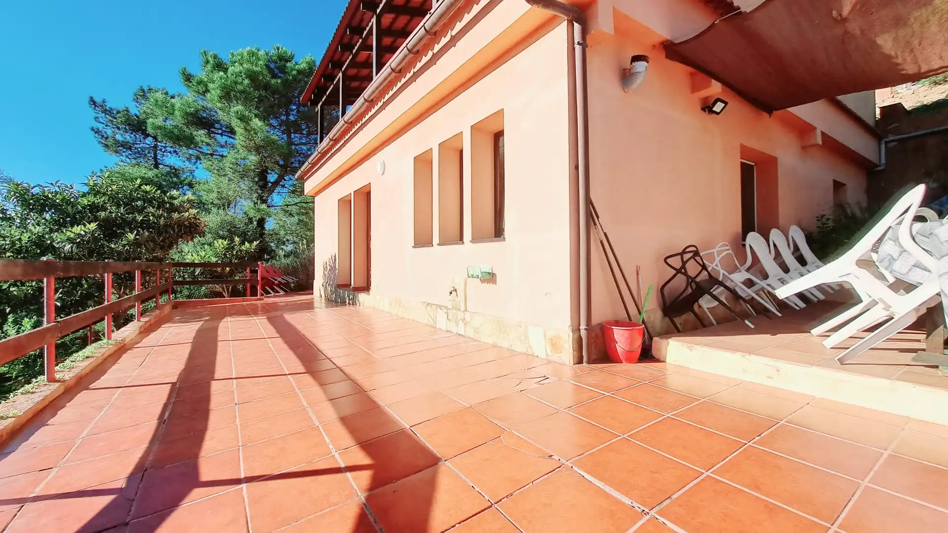 Terrassa de Casa o xalet en venda en Lloret de Mar amb Calefacció, Jardí privat i Parquet