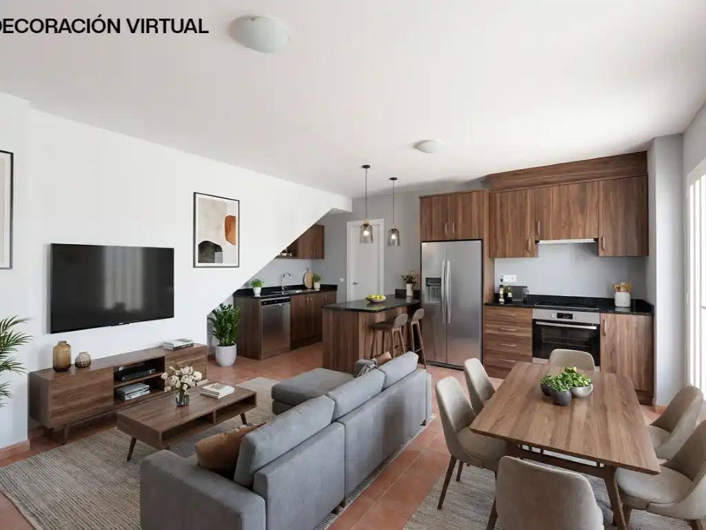 Sala d'estar de Casa adosada en venda en Caudiel