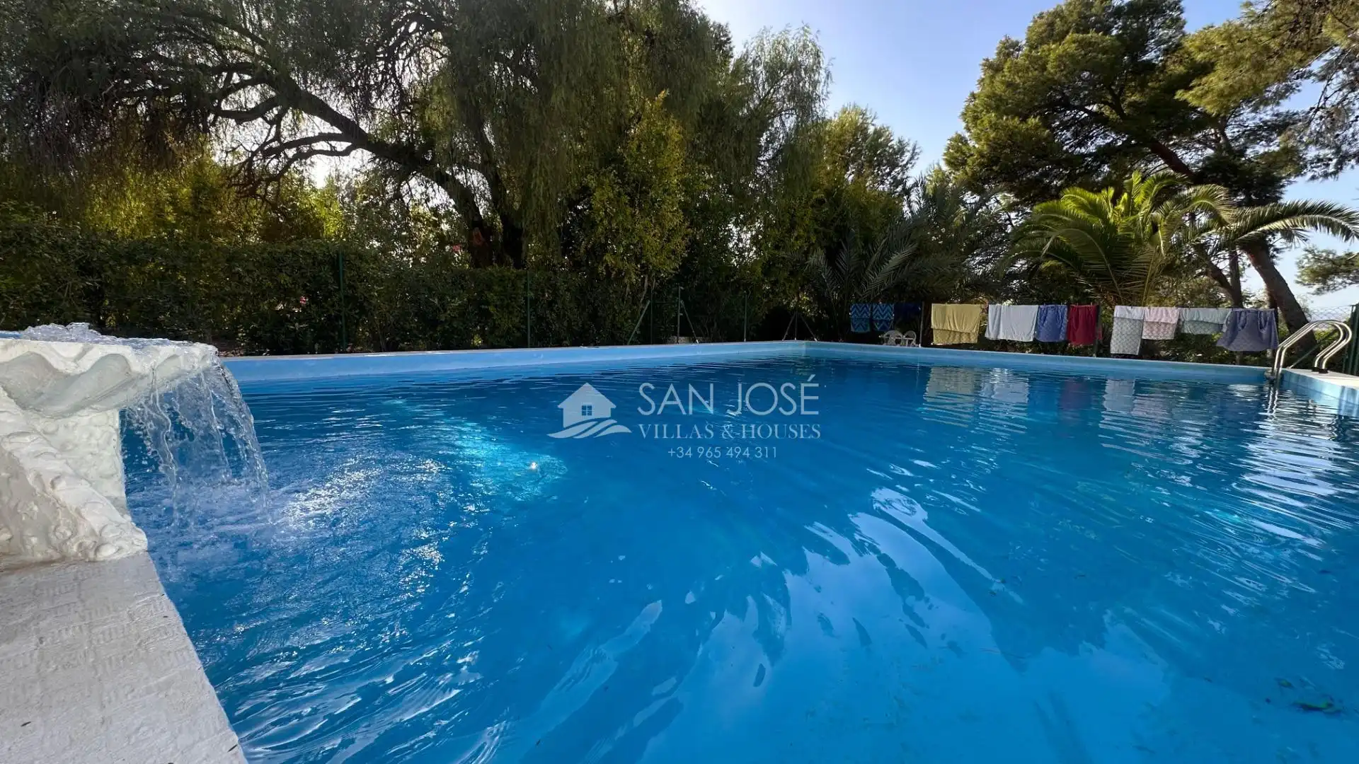 Swimming pool of Houses for sale in Aspe  with Heating, Private garden and Terrace