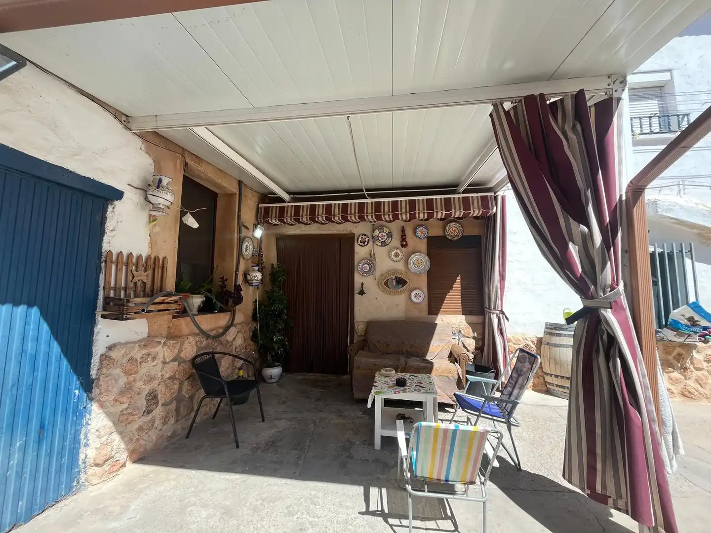 Terraza de Casa o chalet en venta en Manzanares con Jardín privado, Trastero y Amueblado