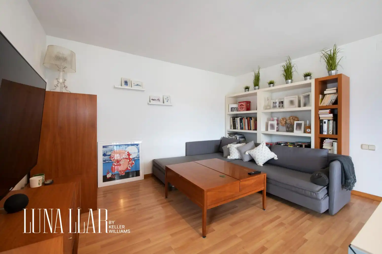 Living room of Attic for sale in Castelldefels  with Air Conditioner, Heating and Parquet flooring