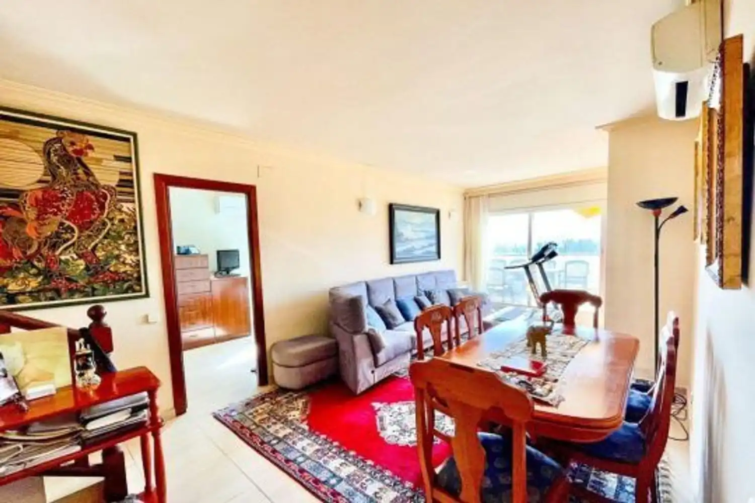 Living room of Flat for sale in Figueres  with Air Conditioner and Terrace