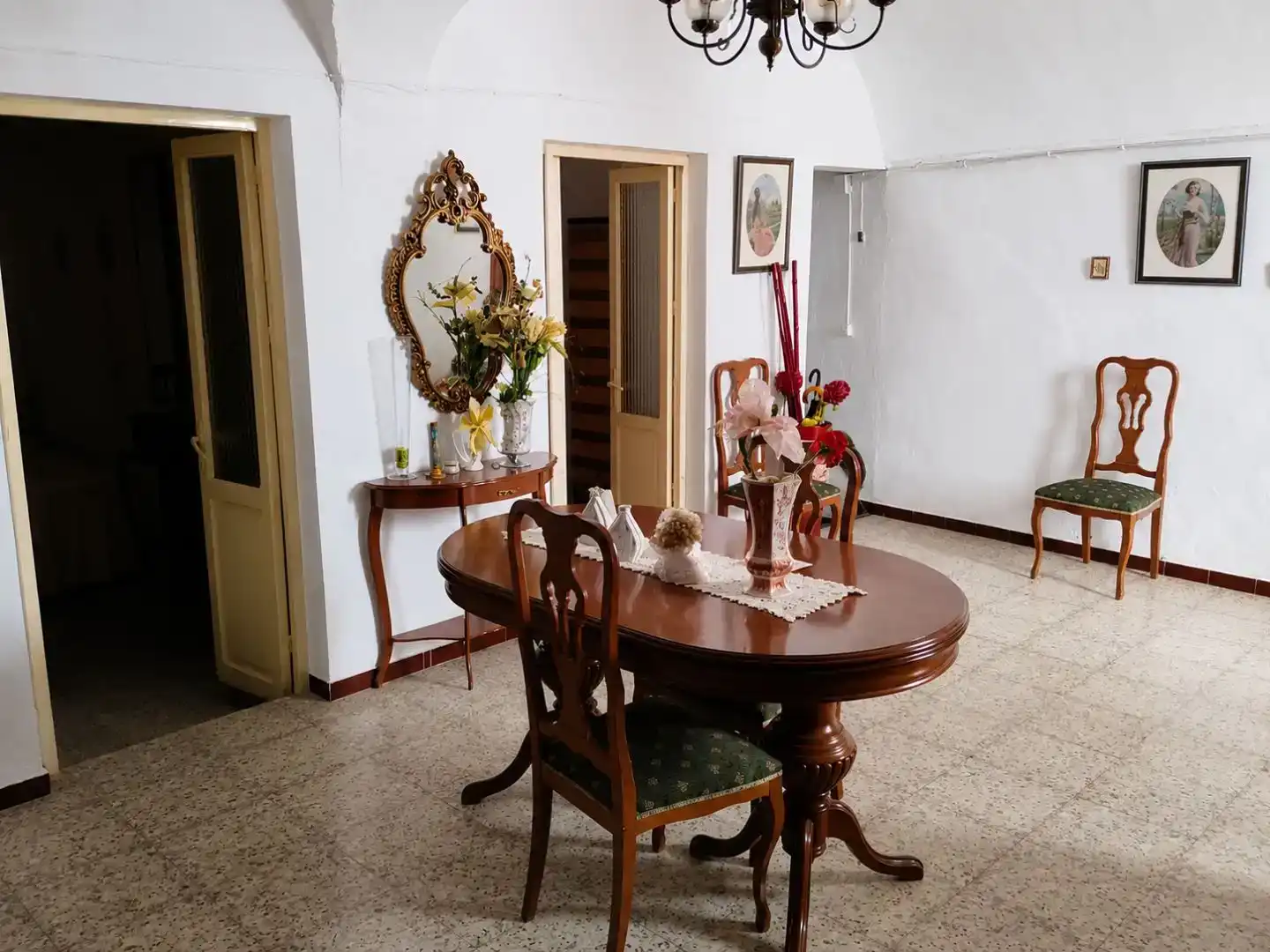 Menjador de Casa adosada en venda en Jerez de los Caballeros amb Aire condicionat