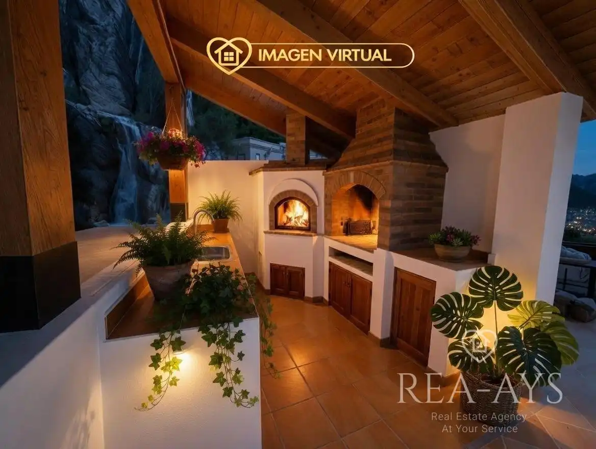 Terraza de Casa o chalet en venta en Vallirana con Aire acondicionado, Calefacción y Jardín privado