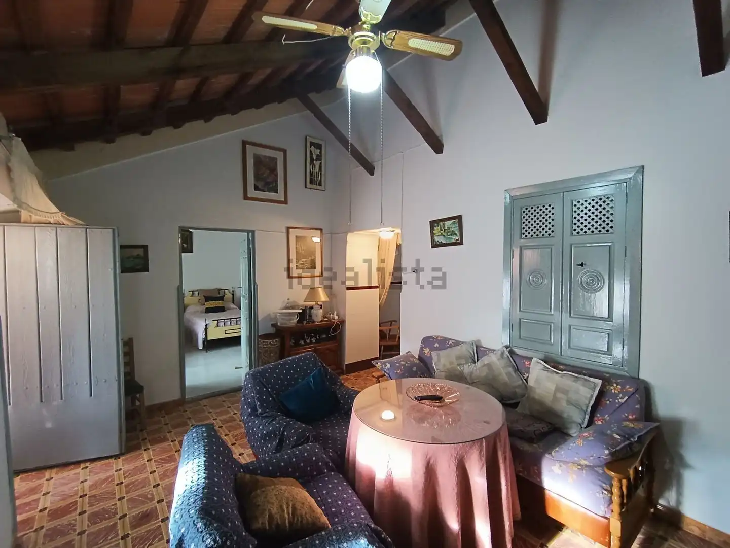 Sala de estar de Piso en venta en Calzada de Calatrava con Jardín privado