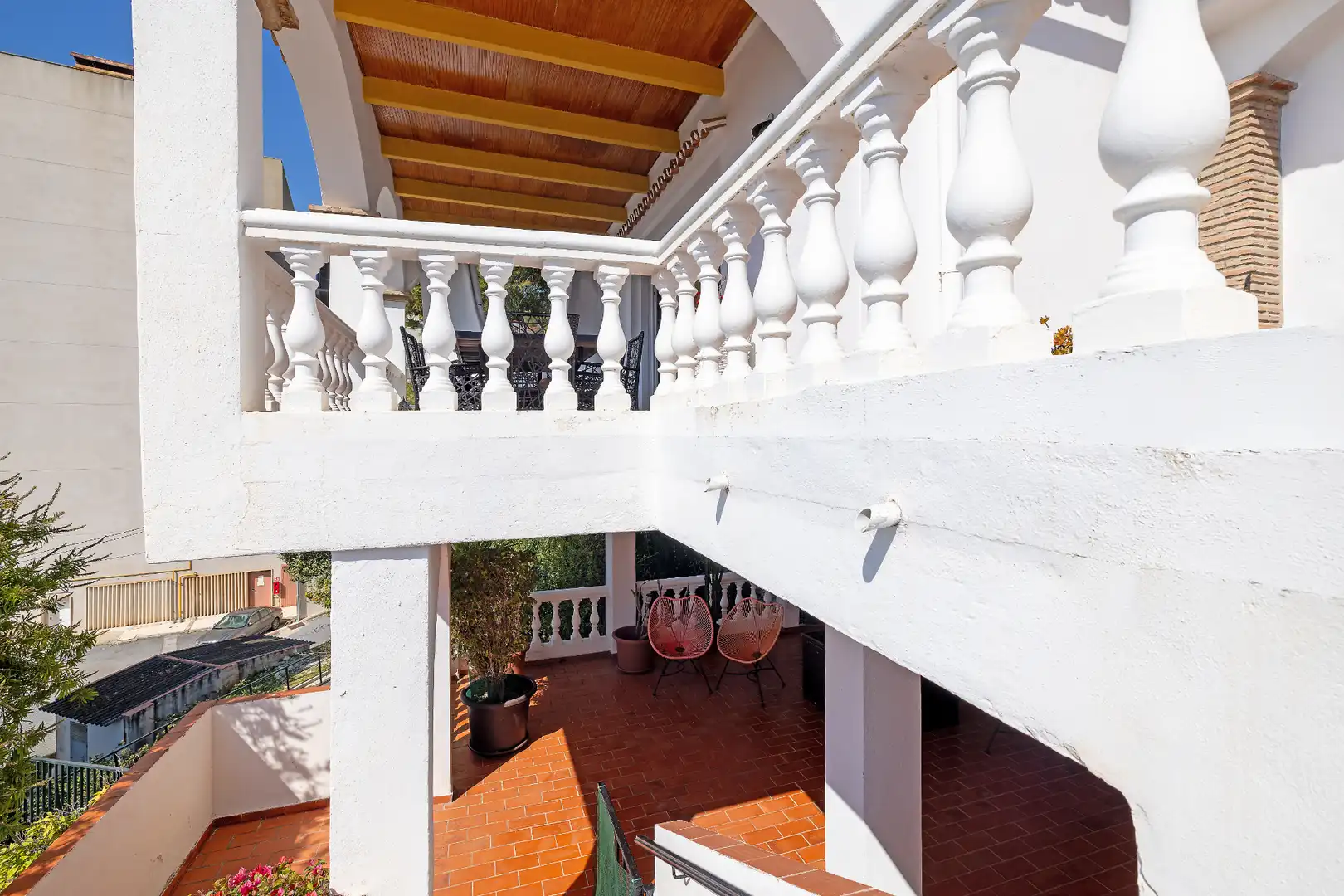 Terrassa de Casa o xalet en venda en Málaga amb Aire condicionat, Calefacció i Jardí privat
