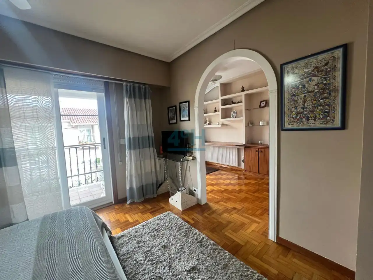 Sala de estar de Casa adosada en venta en Ourense Capital  con Calefacción, Jardín privado y Parquet
