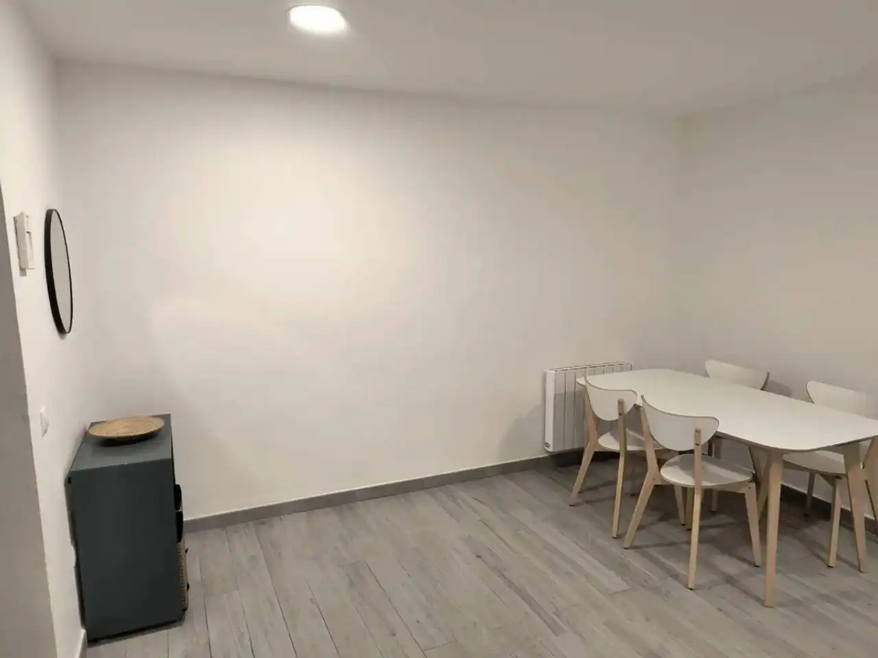 Menjador de Apartament en venda en Barcelona amb Aire condicionat, Parquet i Moblat