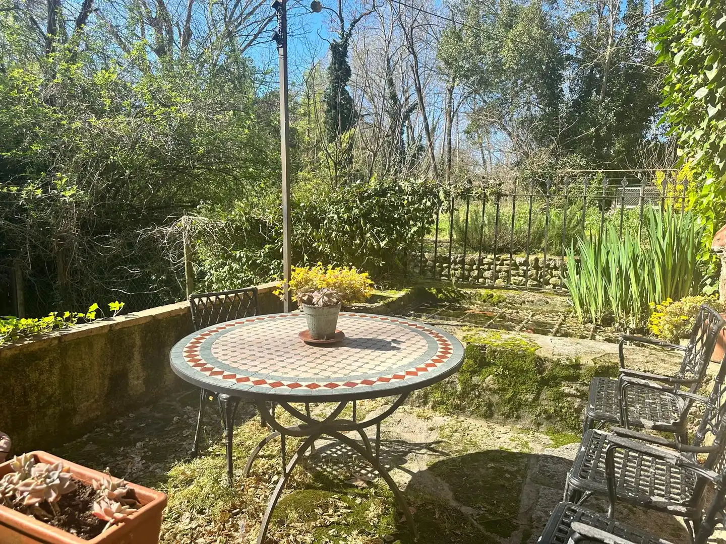 Terrassa de Casa o xalet de lloguer en Cornellà del Terri amb Aire condicionat, Calefacció i Jardí privat