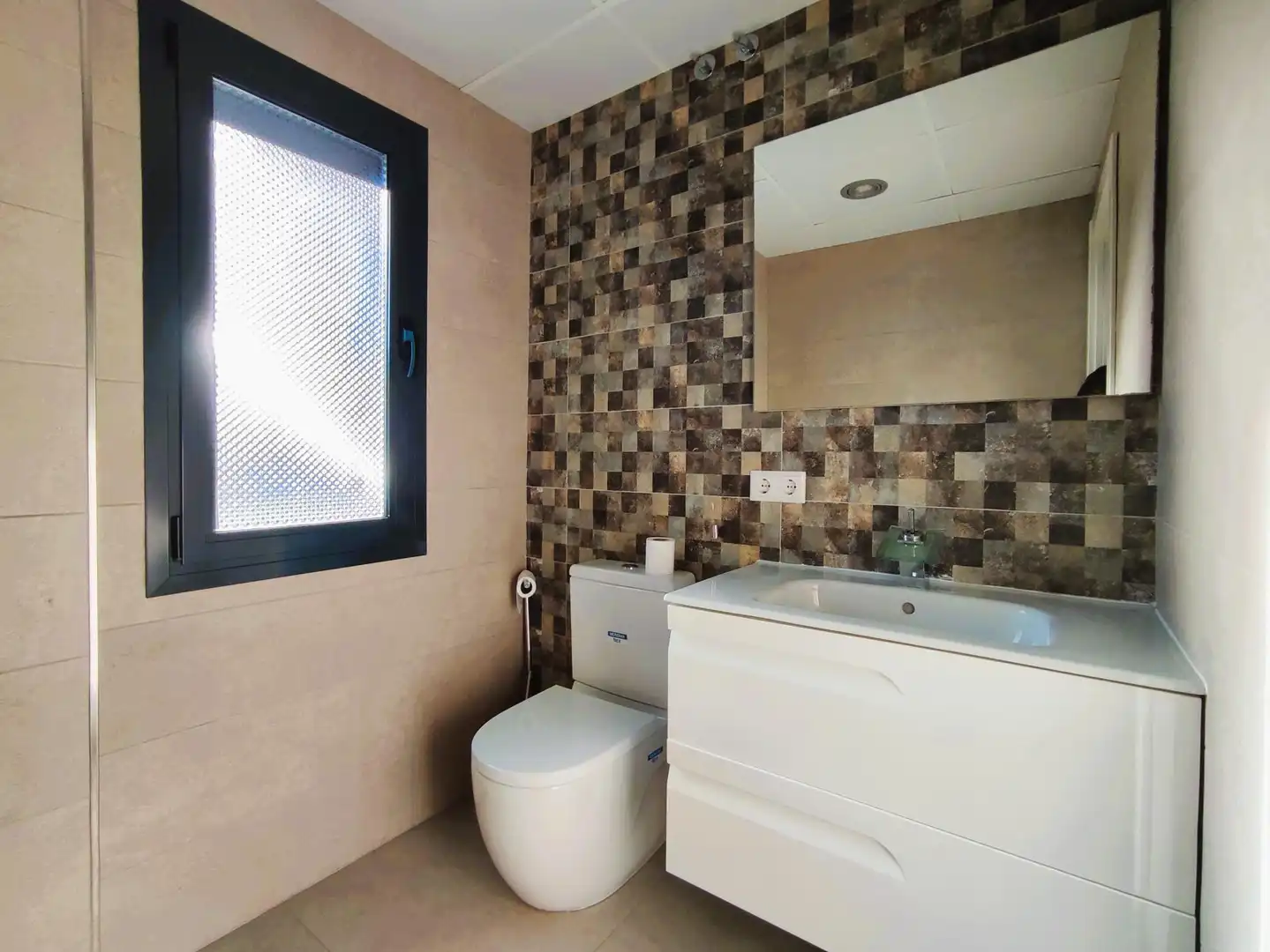 Bany de Casa o xalet en venda en Calpe / Calp amb Aire condicionat, Jardí privat i Terrassa