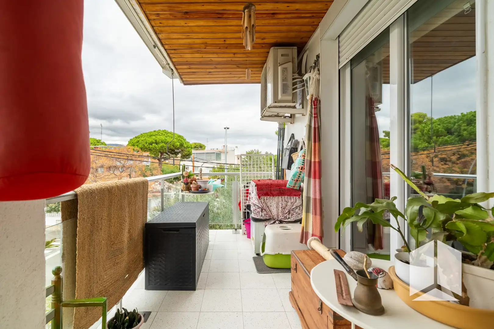 Balcony of Flat for sale in Castelldefels  with Air Conditioner, Terrace and Storage room