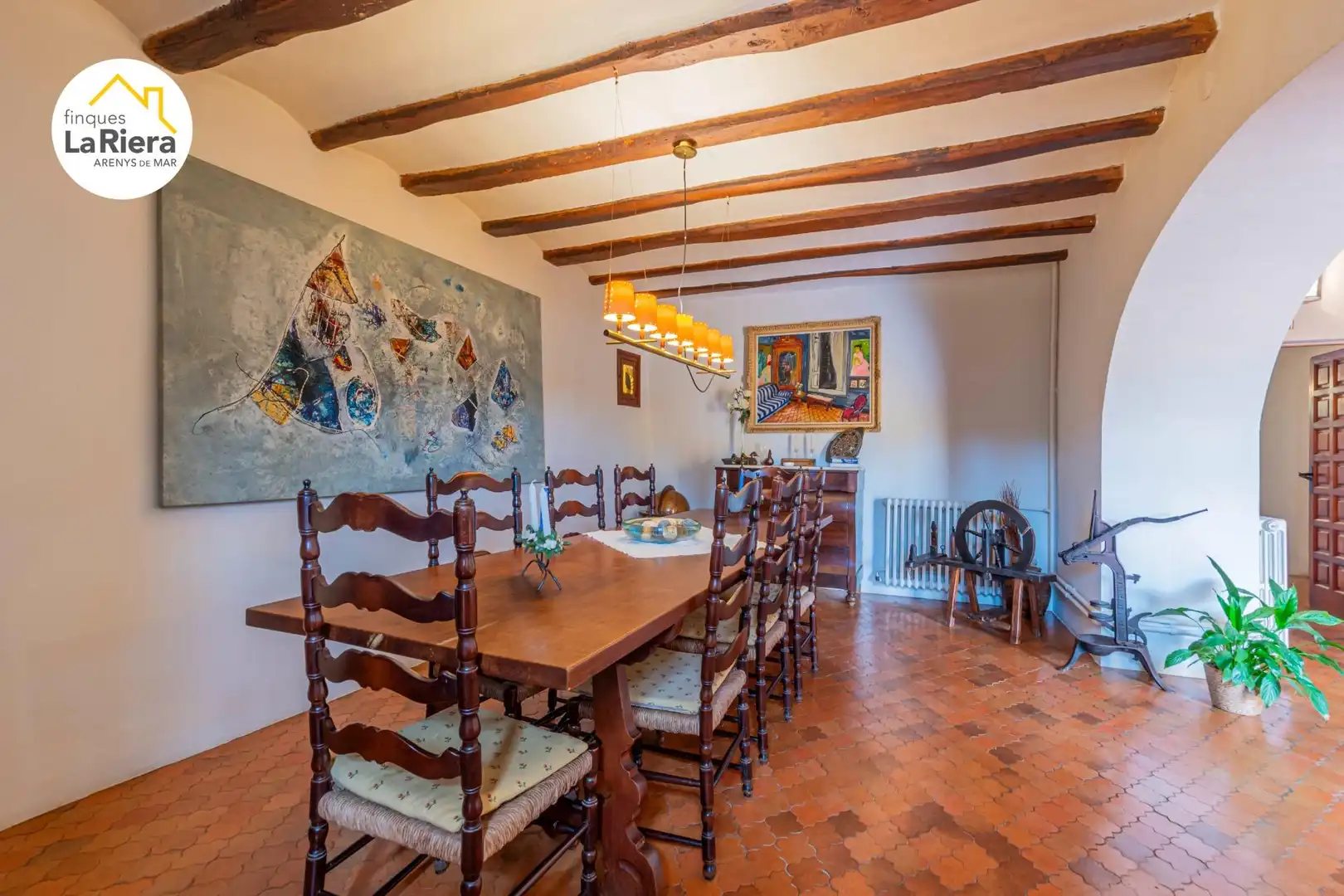 Dining room of Houses for sale in Arenys de Munt  with Air Conditioner, Heating and Private garden