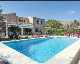 Jardí de Finca rústica de lloguer en Pollença