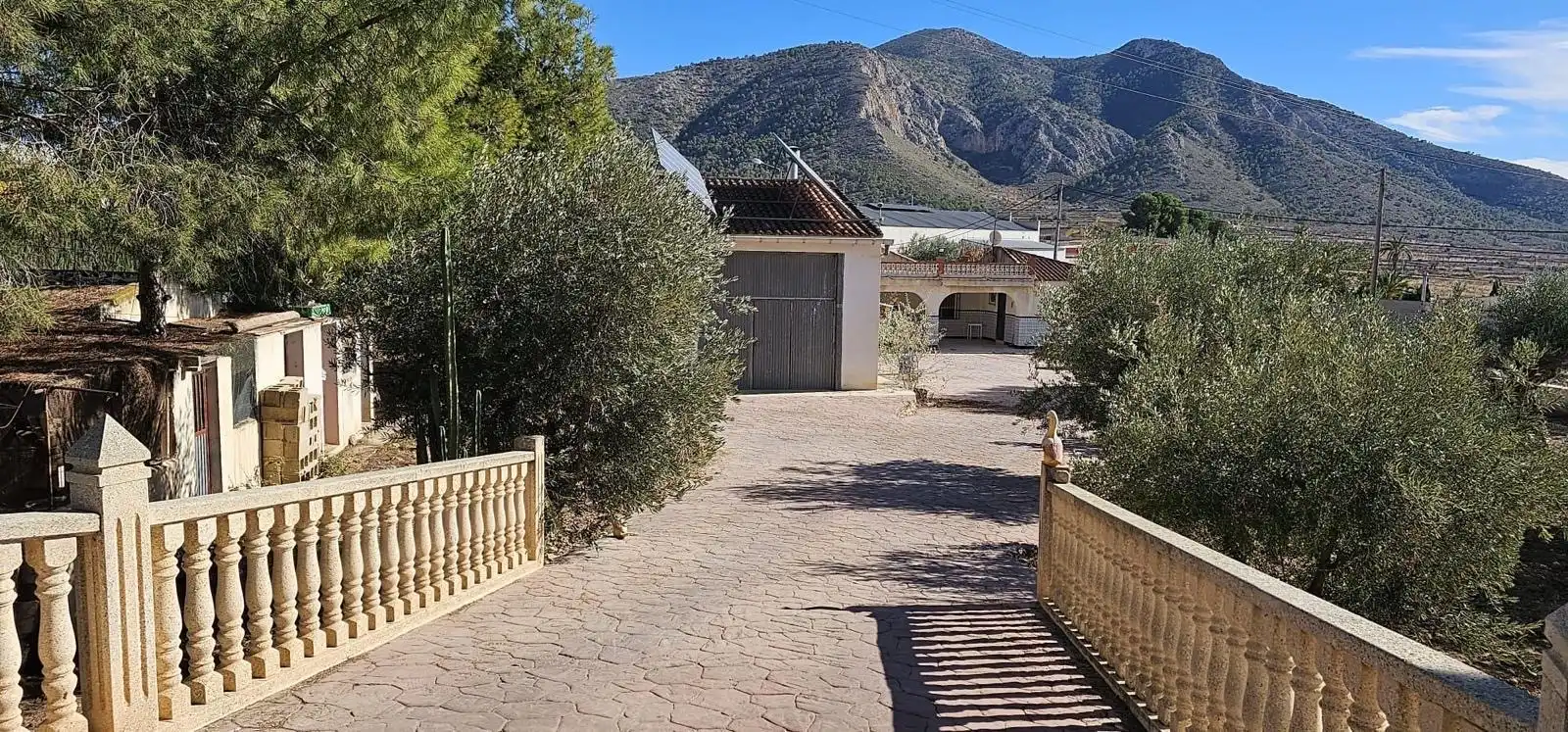 Vista exterior de Casa o chalet en venta en Algueña con Aire acondicionado, Calefacción y Jardín privado