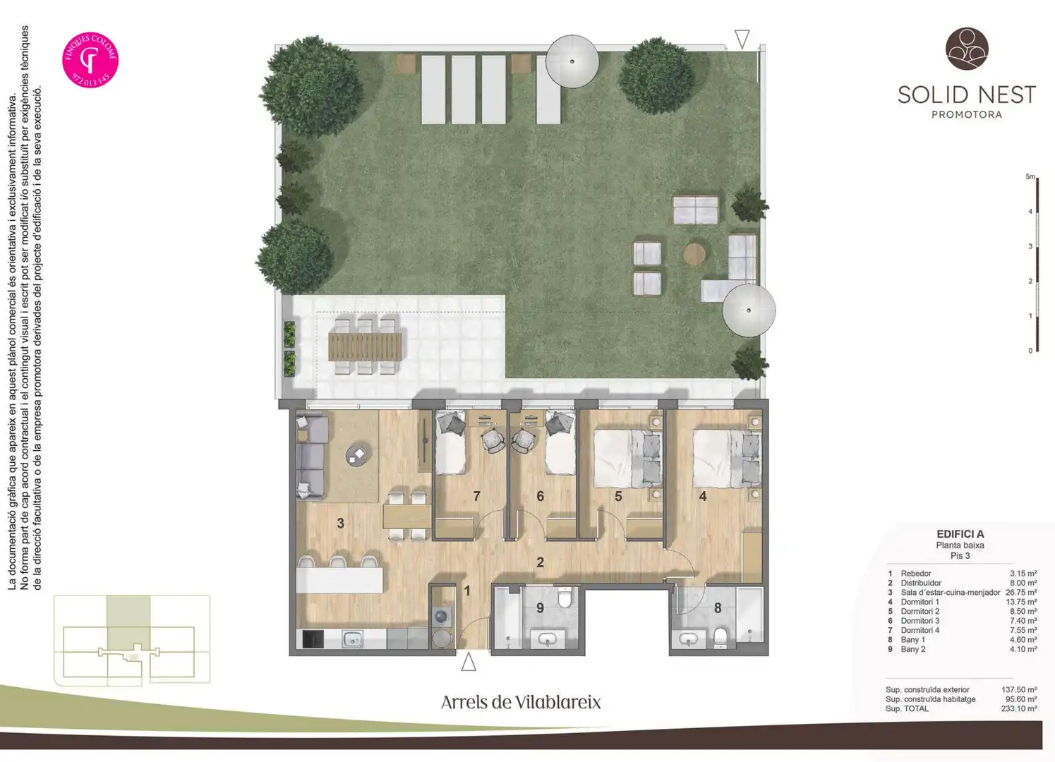 Planta baixa en venda en Vilablareix amb Aire condicionat, Terrassa i Traster