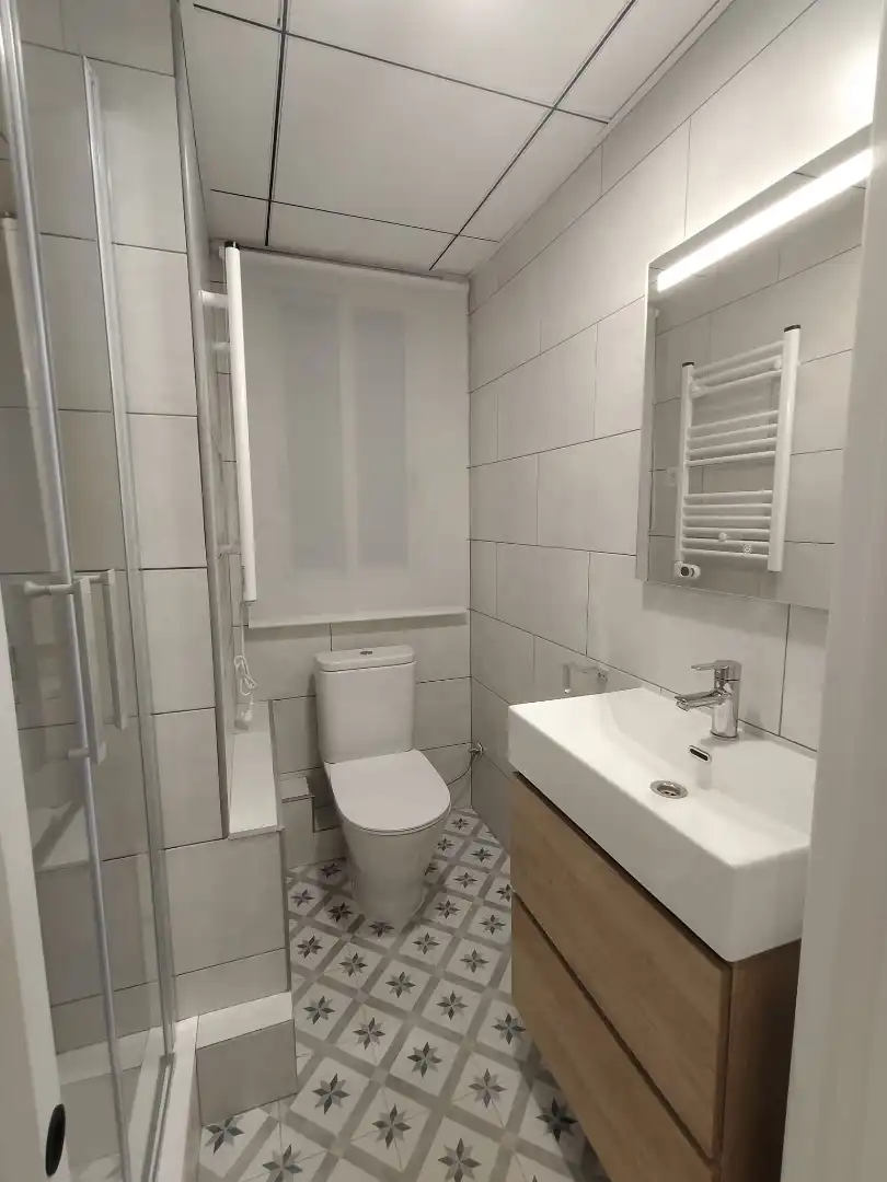 Bathroom of Flat for rent in Tarragona  with Air Conditioner, Furnished and Oven