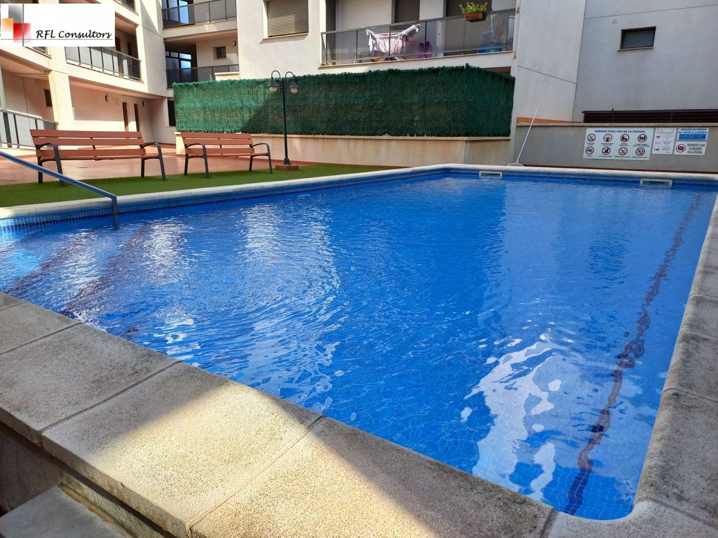 Piscina de Apartament en venda en L'Ampolla amb Aire condicionat, Calefacció i Terrassa