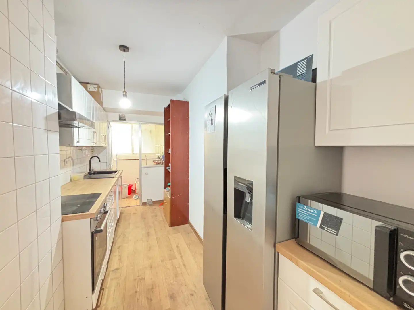 Cocina de Piso en venta en Santiago de Compostela  con Calefacción, Trastero y Amueblado