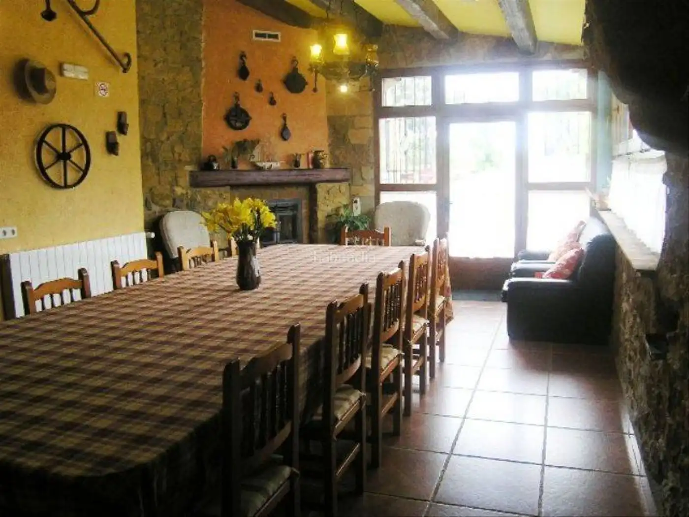 Esszimmer von Country house zum Verkauf in La Pera mit Klimaanlage, Abstellraum und Schwimmbad