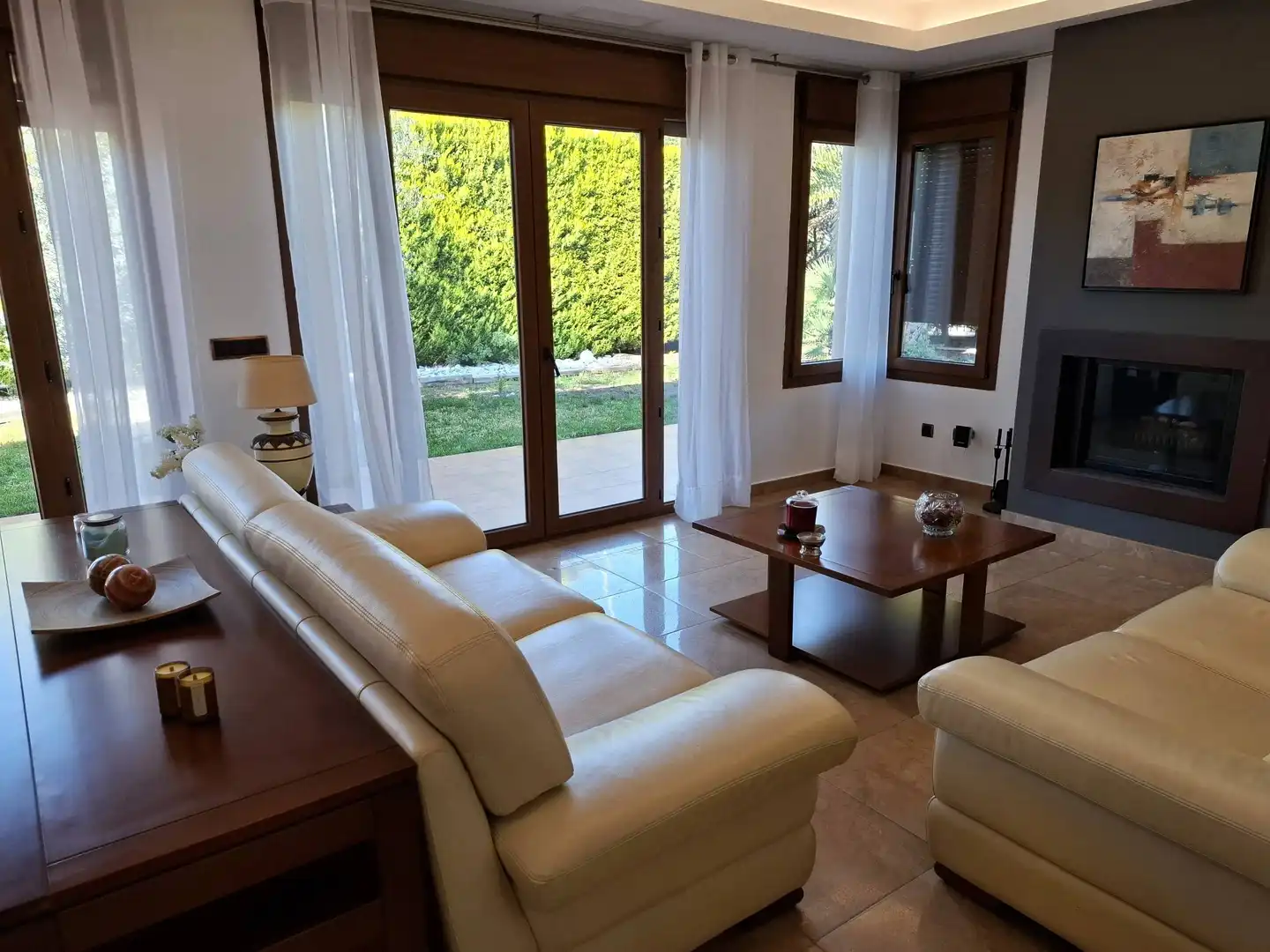 Living room of Houses for sale in Murcia  with Air Conditioner, Heating and Private garden