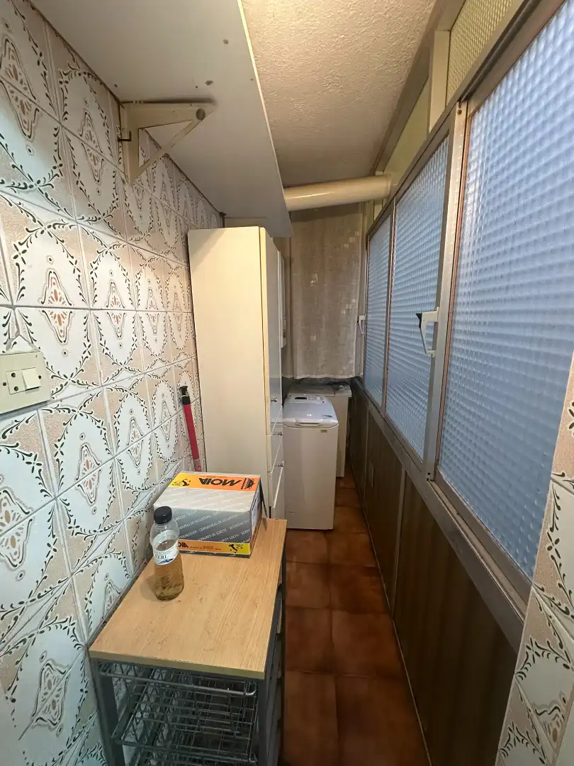 Cocina de Piso en venta en Santa Coloma de Gramenet con Aire acondicionado, Amueblado y Balcón