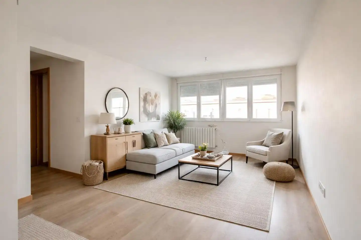 Sala d'estar de Pis en venda en  Madrid Capital amb Aire condicionat i Calefacció