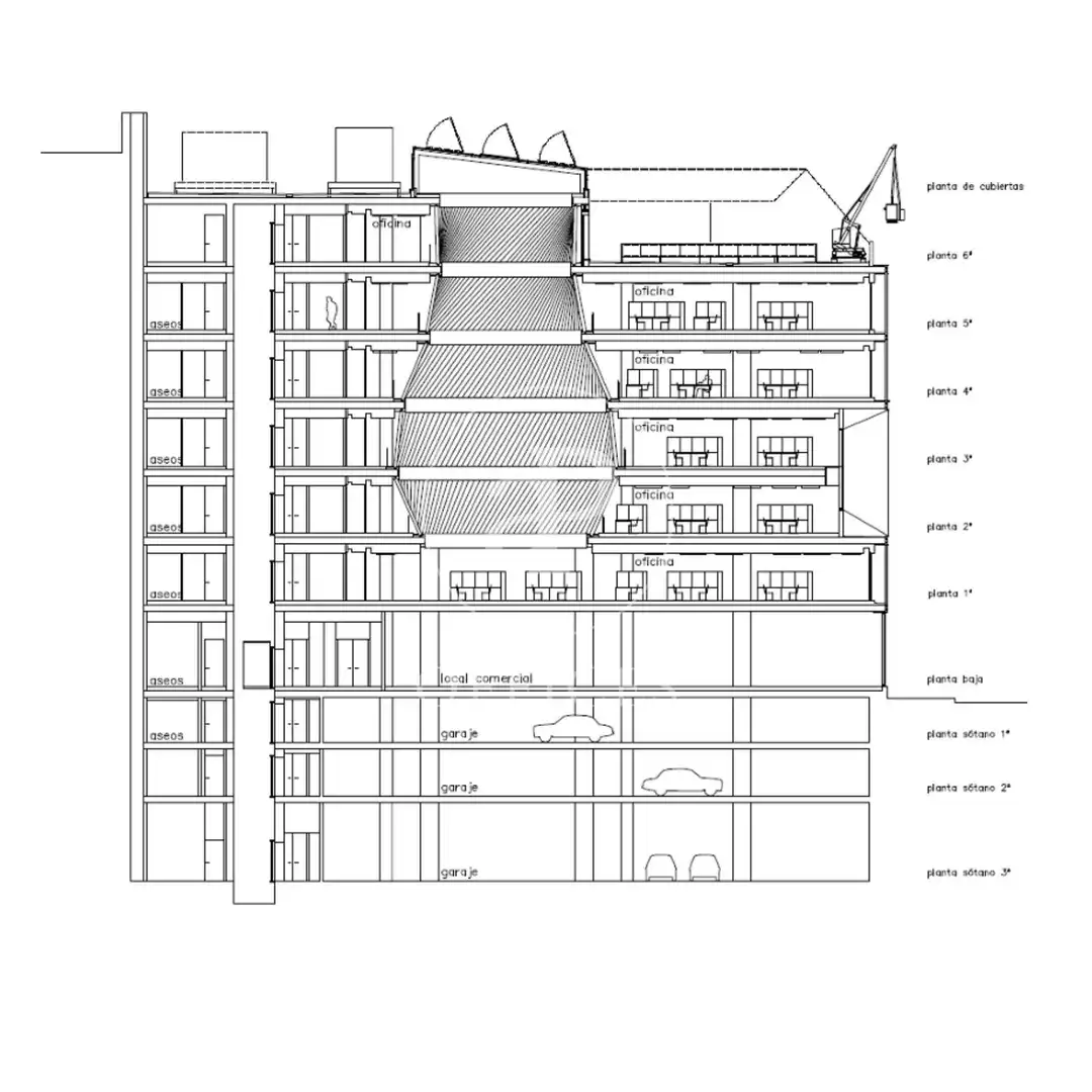 Exterior view of Office for rent in Madrid  with Air Conditioner and Heating