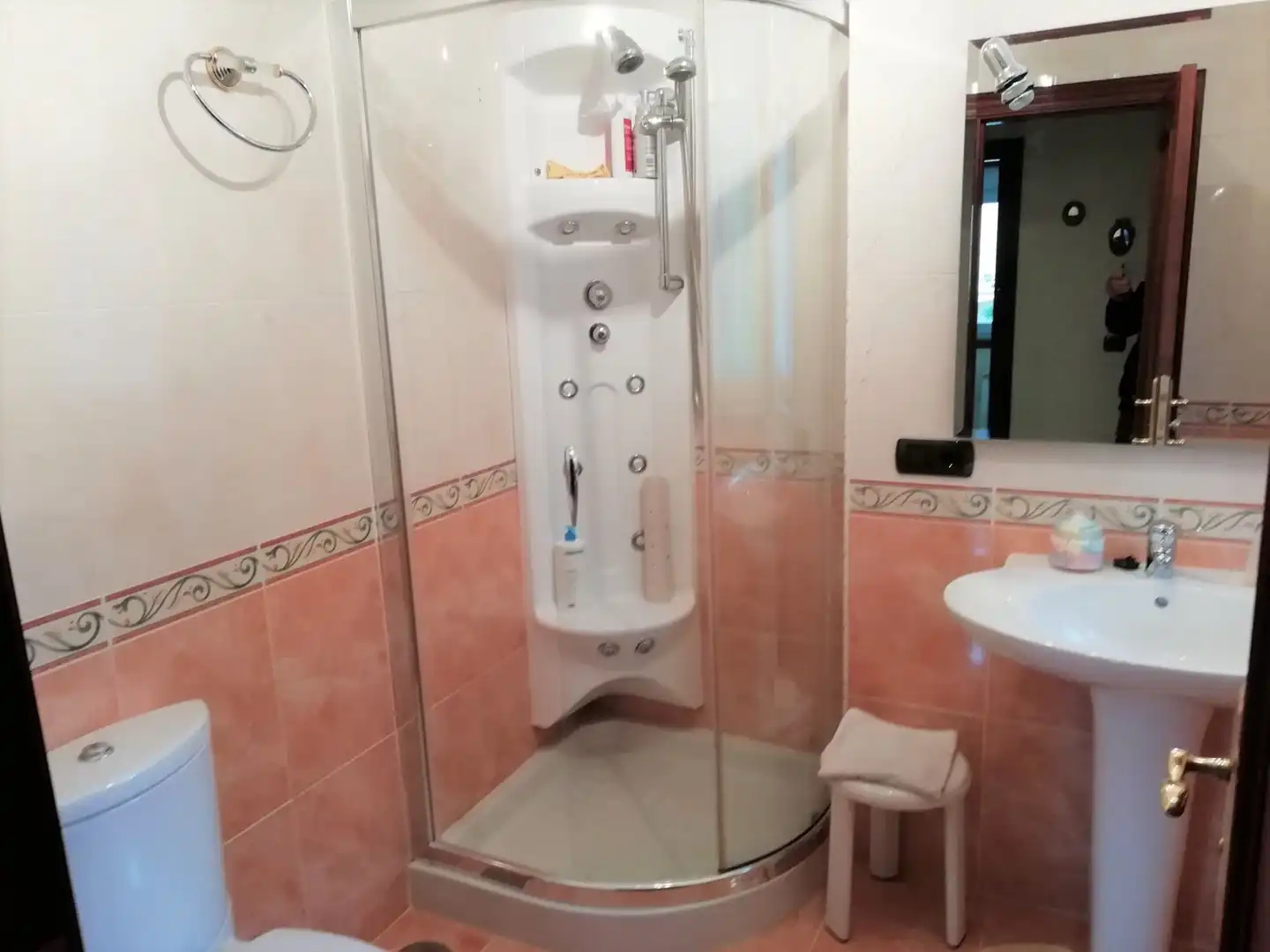 Baño de Casa o chalet en venta en Culleredo con Jardín privado, Parquet y Horno