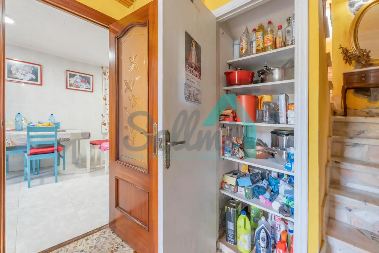 Cuina de Casa o xalet en venda en Castrillón amb Calefacció, Jardí privat i Parquet