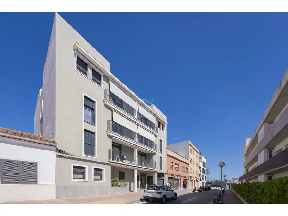 Vista exterior de Apartamento en venta en Maó - Mahón con Calefacción, Terraza y Piscina