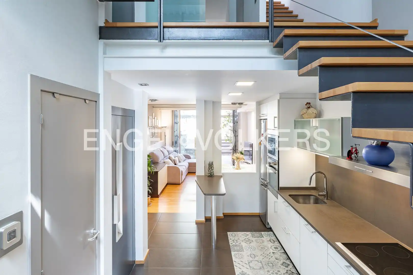 Terraza de Casa adosada en venta en  Barcelona Capital con Aire acondicionado, Calefacción y Parquet