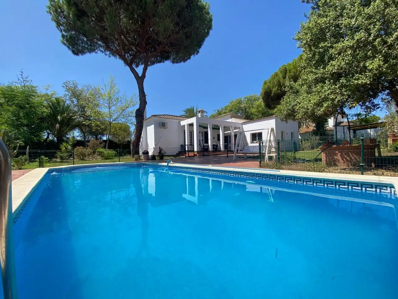 Garden of Houses for sale in Aljaraque  with Air Conditioner, Private garden and Storage room