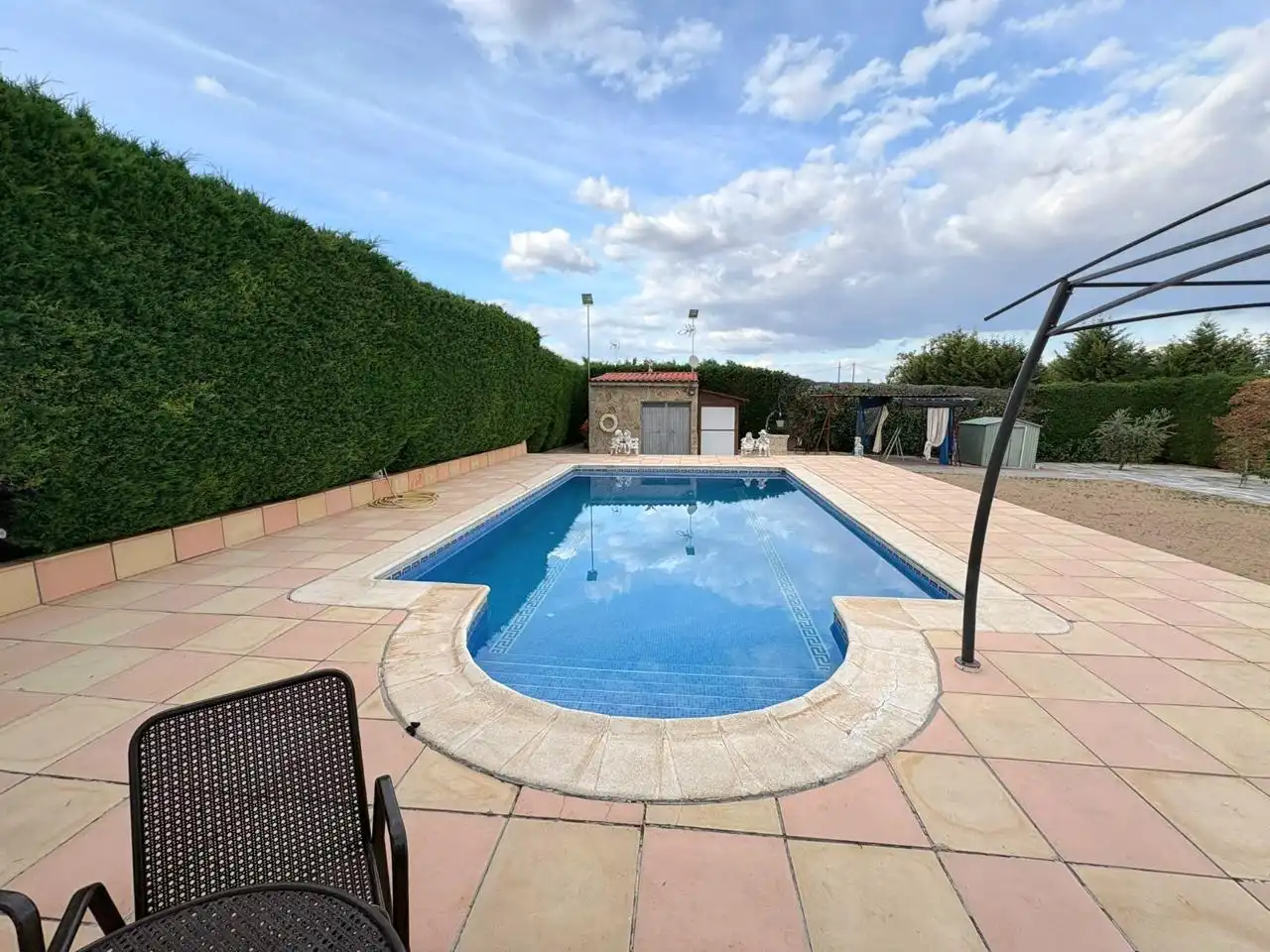 Piscina de Finca rústica en venta en Almendralejo con Jardín privado y Piscina