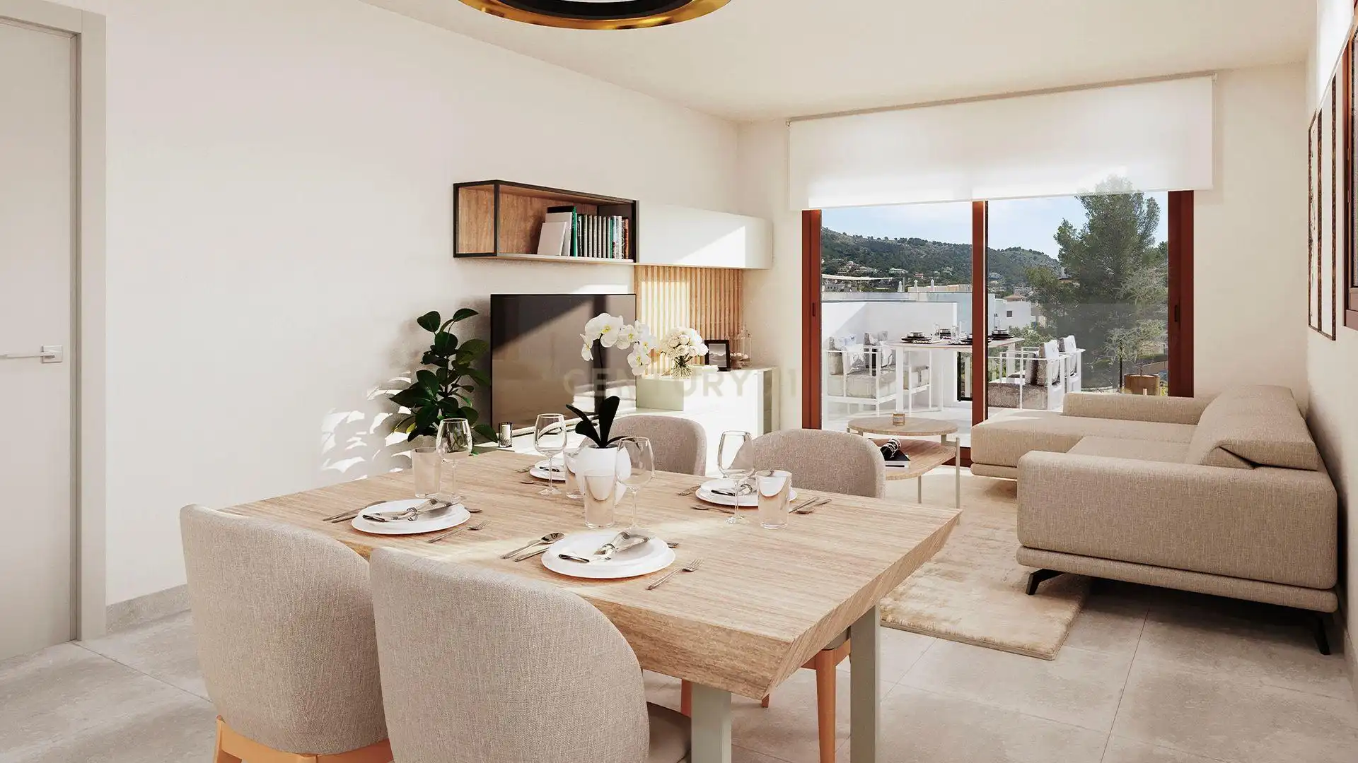 Sala de estar de Apartamento en venta en Capdepera