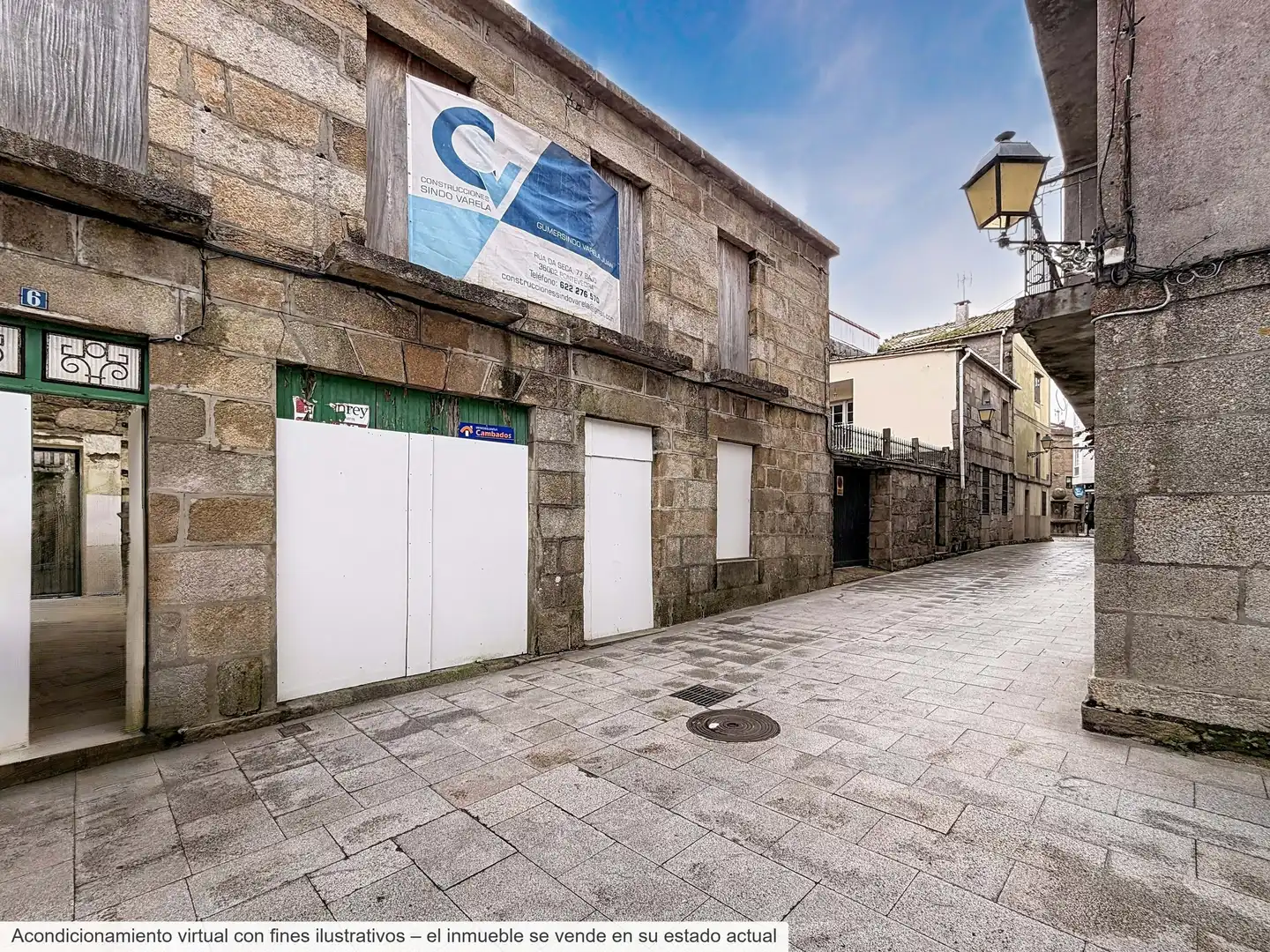 Vista exterior de Casa adosada en venta en Cambados con Aire acondicionado, Calefacción y Terraza