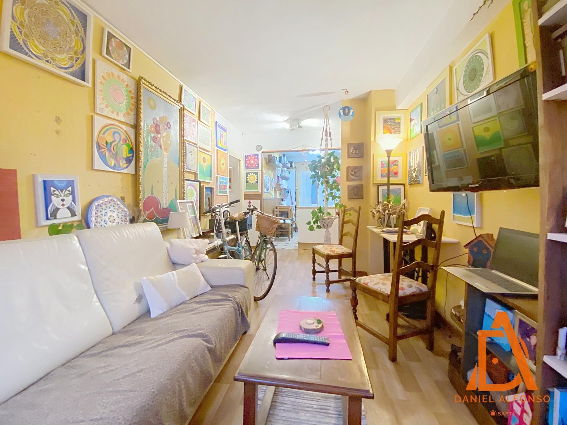 Sala d'estar de Pis en venda en Gijón 