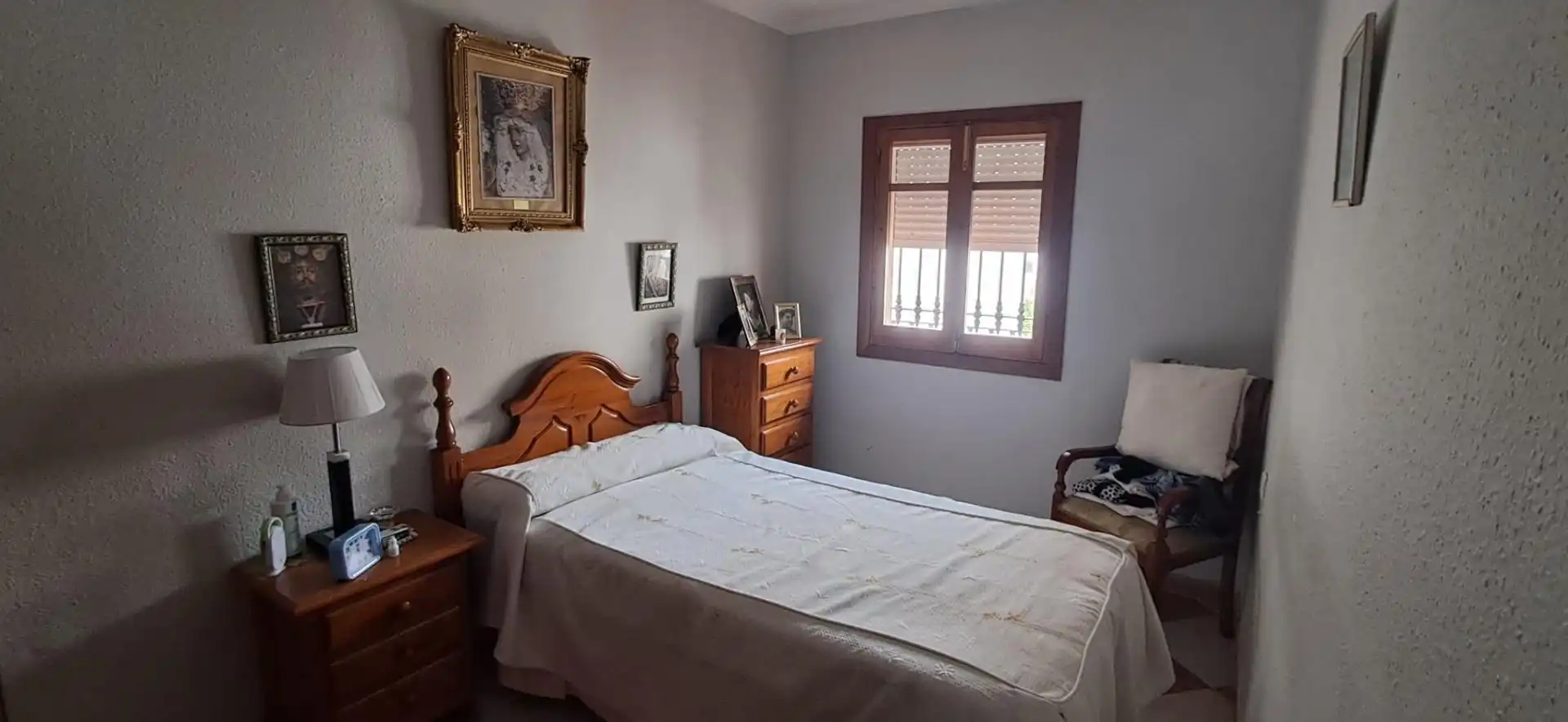 Bedroom of Flat for rent in Utrera  with Air Conditioner and Balcony