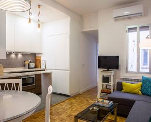 Living room of Apartment to rent in  Madrid Capital  with Air Conditioner