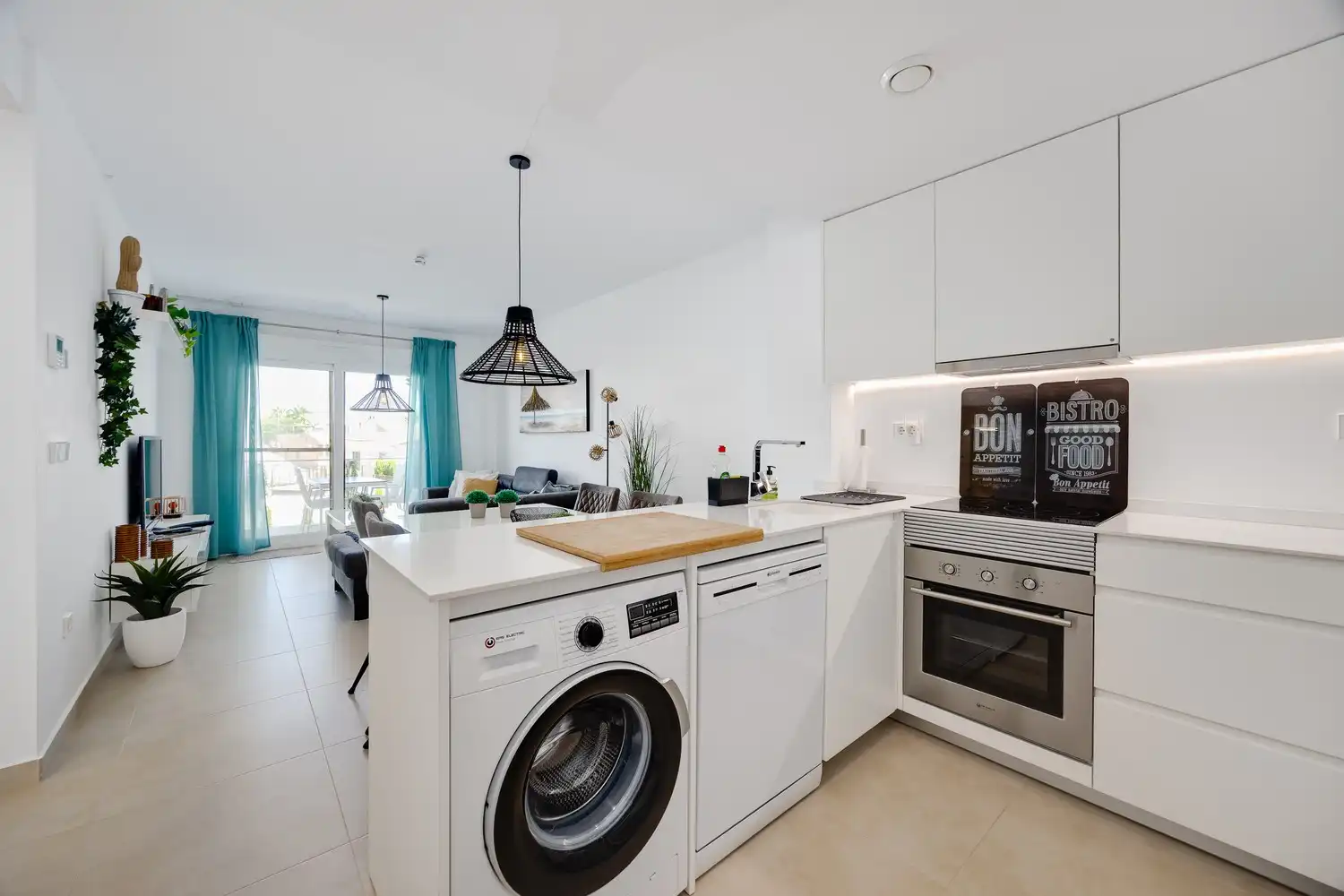 Cocina de Apartamento en venta en Pilar de la Horadada con Terraza